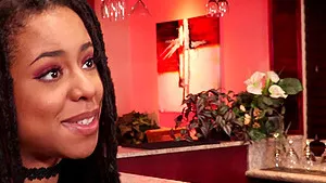 Black man fucks wet pussy of adorable ebony girlfriend Kira Noir