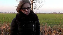 Sasha Zima moans while being fucked hard in the car - HD