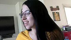 Alex Coal with shaved pussy getting fucked in homemade video