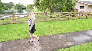 Brooke Ivory moans while being fucked hard in the back of a car