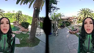 brunette fucking cosplay Hela parody POV in VR Porn