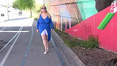 Rough gangbang on the sofa with a naughty blonde darling