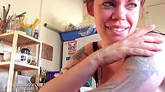 rough fucking in the dining room with slutty girl Gia Paloma