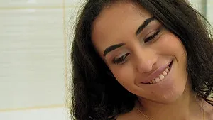 Fett licking leads to smooth fucking with small tits Tasha Lustn