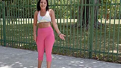 Messy facial ending for hot Demi Diveena after having a quickie