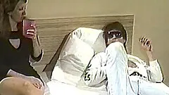 Retro porn video with a hot brunette who loves riding in reverse