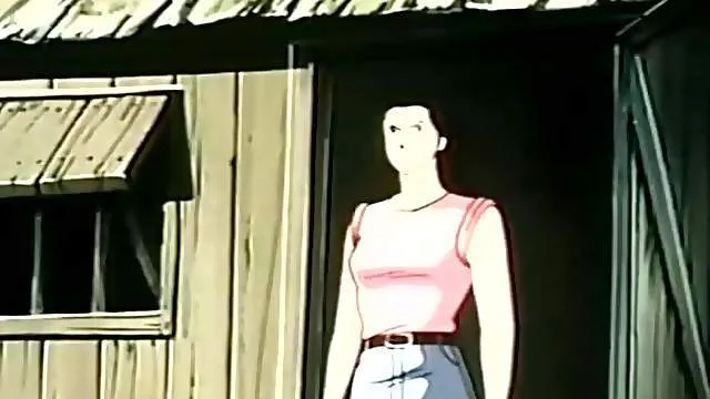 Topless hentai babe goes on a river adventure