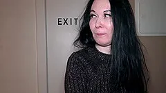 Hot ass stripper Kiaro Santini takes money to ride a lucky man