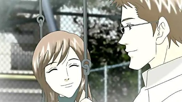 Romancing an anime girl in the park