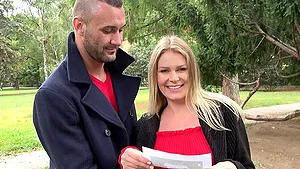 Cuckold boyfriend lets his horny GF Claudia Mac ride a dick for cash