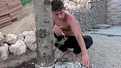 Alexa Libertin enjoys during outdoor MMF threesome with her friends