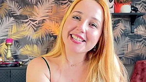 Round butt redhead Lisa Lefevre gives head and rides his hard dick