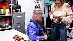 Dirty shoplifter Kenzie Love offers her pussy to be set free