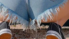 Angel Youngs moans during rough interracial sex on the sofa