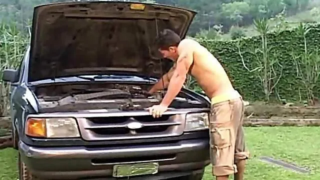 Beefy Gay Had Hard Sex On Duty