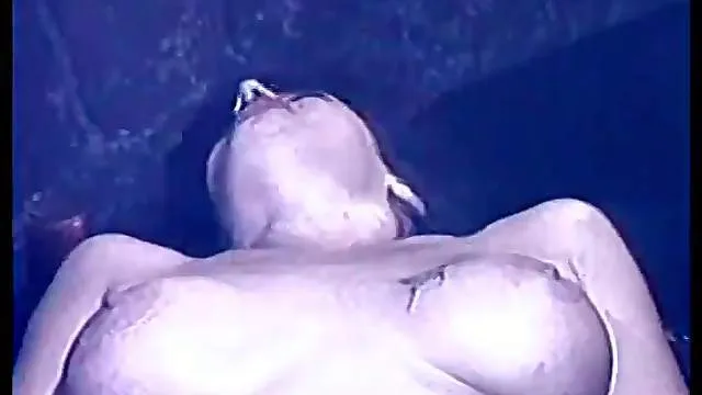 Vintage electro play with a beauty in bondage