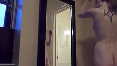 Homemade video of Rose Cheif being fucked hard in the shower