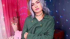 Kinky roommate Angeline Red loves sucking and riding in POV. HD