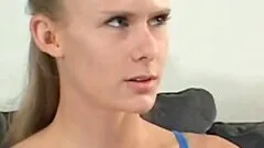 MILF Handjob Cute As A Button With A Cumshot Session