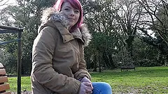 skinny 18 years old teen does her first porno casting