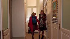 Naughty teen loves licking her mature friend - Camilla and Liza