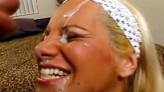 Massive facial cumshots on these hot sluts