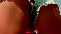 Outdoor dicking by the car with blonde Phoebe Adams & her BF