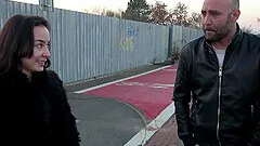 Freya Dee enjoys while getting fucked in the back of a car