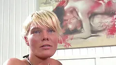 German amateur creampie gangbang party with too much cum -2