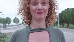 Homemade video of a gorgeous chick with big natural tits