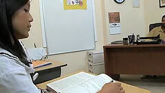 Lana Violet is a naughty college girl who happens to be a big black cock crazy Asian slut. So she is all over teacher Jack Napier.