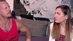 Hardcore dicking in a homemade video with a brunette girlfriend