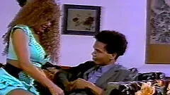 Retro porn video with a horny chick being fucked by her man