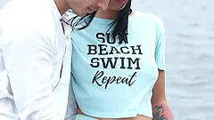 Rough anal doggy style fucking with Henna Ssy and her boyfriend