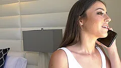 Rough interracial gangbang with a hot brunette - Kylie Quinn