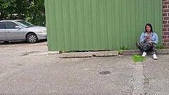 Passionate fucking in the van with small tits Latina XxLayna Marie