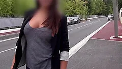 teen with big boobs does porn casting