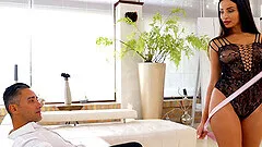 Passionate lovemaking with glamorous brunette Alyssia Kent