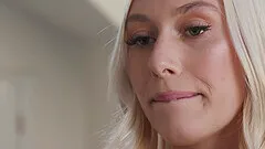 Hardcore fucking with blonde Kay Lovely getting a cumshot