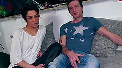 Skinny german real girlfriend try first time couple amateur casting