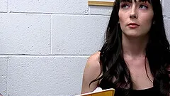 Emma Jade with small tits moans while being fucked in the office