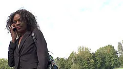 Amazing interracial fucking with cum loving ebony girl Bianka