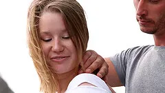 Pale girlfriend Amalia Davis loves riding her boyfriend's cock