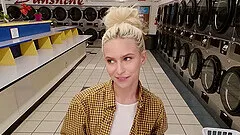 Teen Kiara Cole Gets Caught Naked In Public Laundry