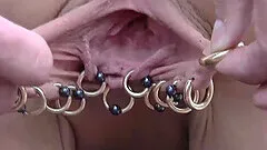 Big boob german mature massive pierced labia gets extreme stretched and rough fist fucked