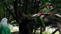 Movie parody with wild sex in the woods with hot Lady Dee and Isabela