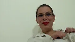 Homemade amateur video of interracial sex with mature Phoebe