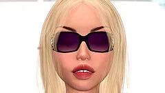 Masturbation station. A sexy young hottie gets fucked outdoor by a nerdy boy