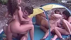 extreme wild german groupsex amateur fuck party orgy on a public beach