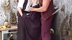 blonde skinny witch enjoys a wild threesome big cock anal threesome orgy